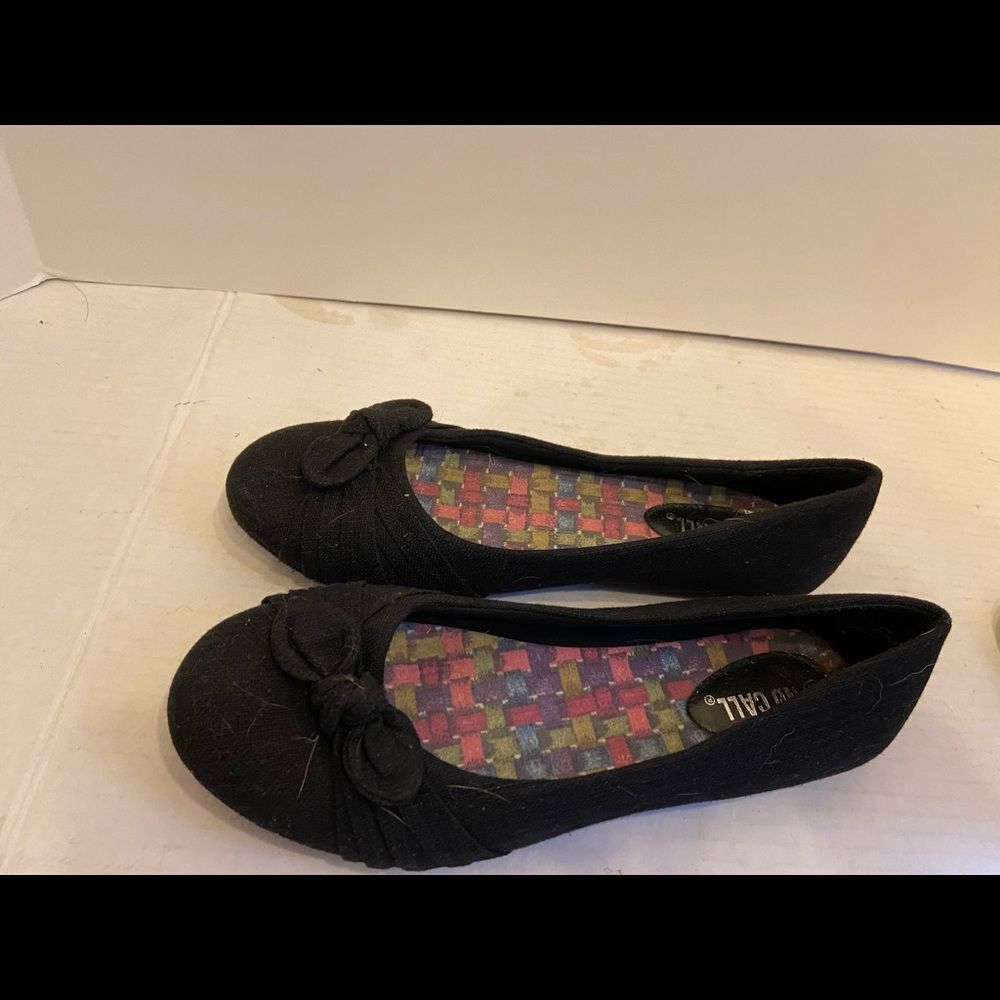 No call flats‎ size 6.5 black shoes